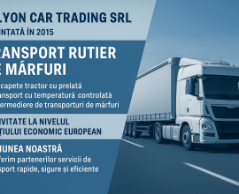 Servicii de intermediere si transport rutier de marfuri